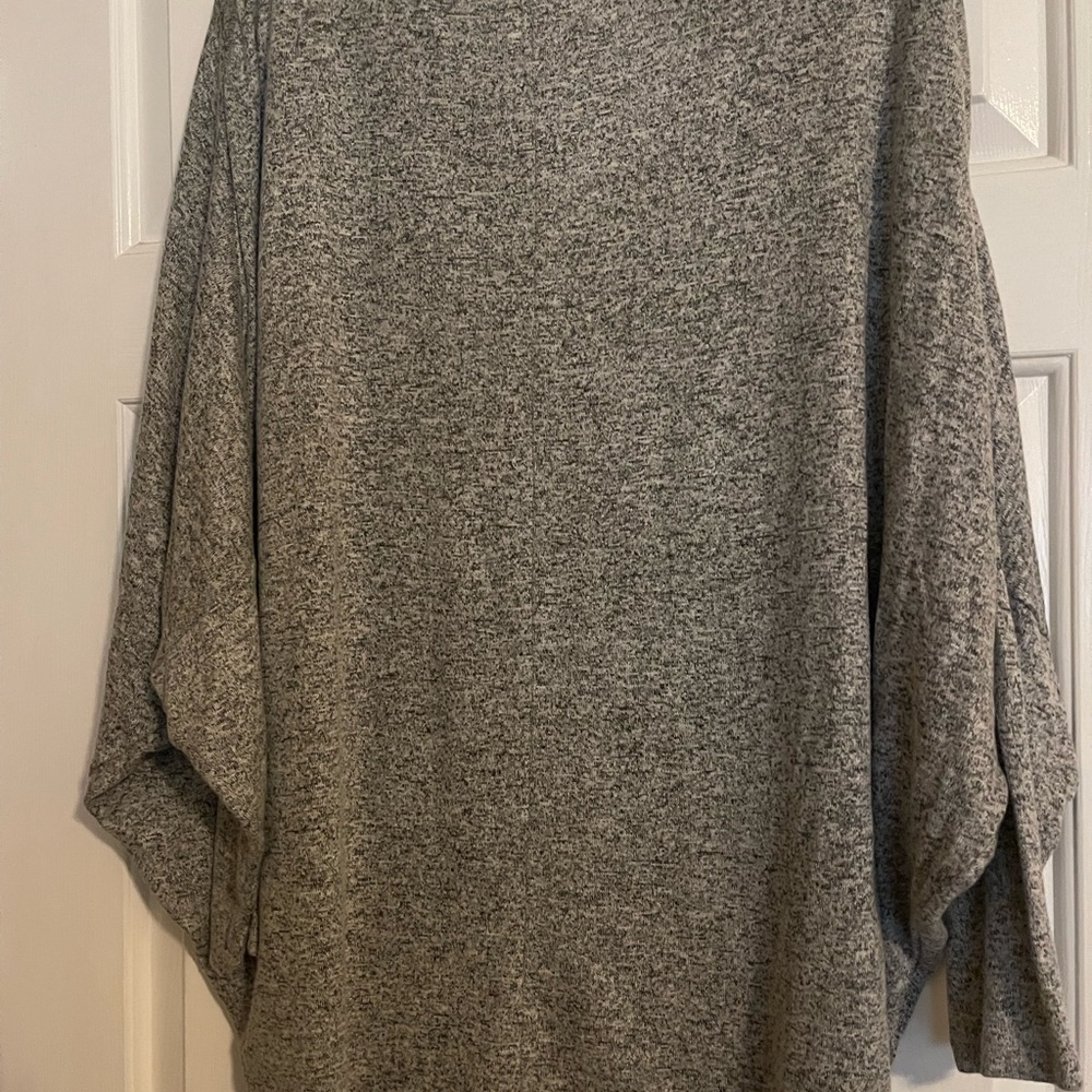 Maurices Gray Marled Long Sleeve Knit Top - Picture 5 of 5